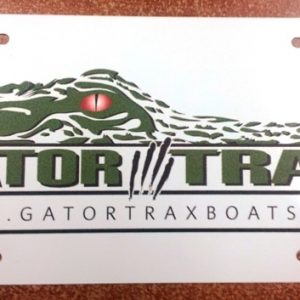 Gator Trax License Plate