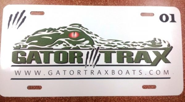 Gator Trax License Plate
