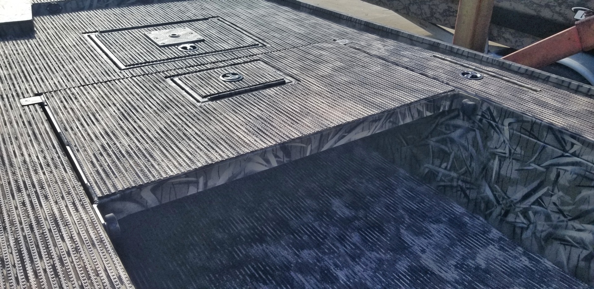 Extended Bow Deck Gator Trax Boats