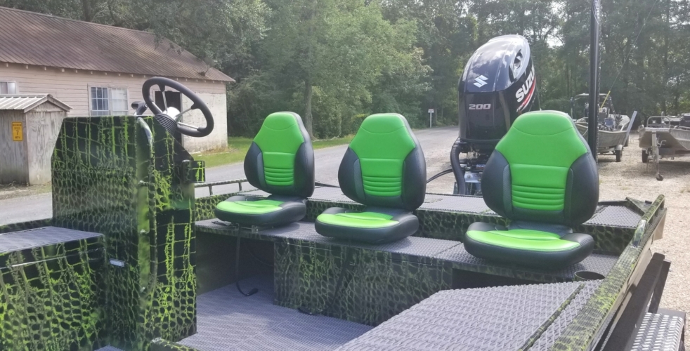 Rear Storage Bench Livewell w/ Llebroc Seating