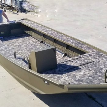 22x70HD with 30" Sides set up for duck hunting the Mississippi River